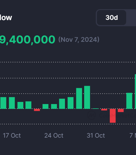 2024-11-08 net inflow